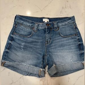 J Crew mid rise cuff short
